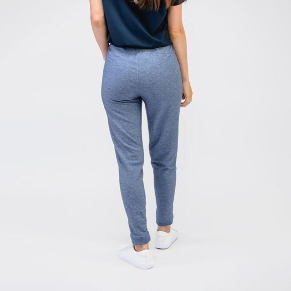 Ministry of Supply Womens Fusion Terry Jogger Indigo Heather Size XLarge - Picture 8 of 8